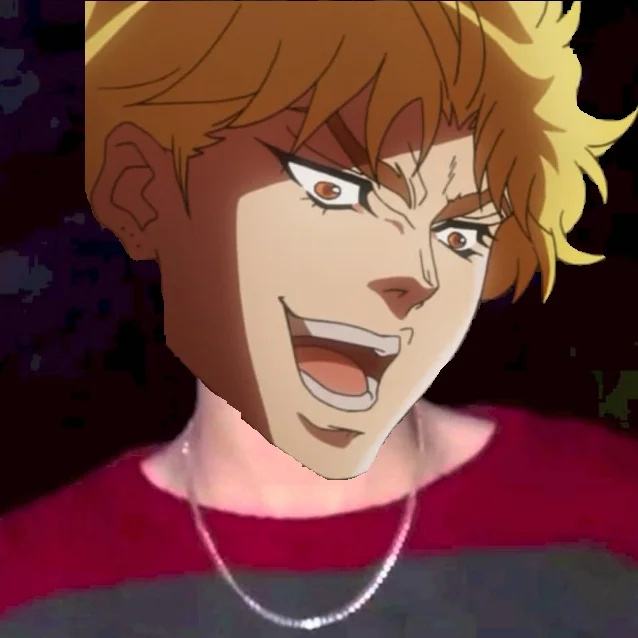I'm Ethan Bradberry — Ethan Bradberry edited with Dio Brando anime face from JoJo's Bizarre Adventure