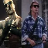 Im Here To Kick Ass And Chew Bubblegum — Side-by-side comparison of two characters associated with the catchphrase: one in dark tactical gear and one in plaid