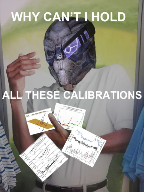 I'm In The Middle of Some Calibrations — Garrus in Why Can't I Hold All These Limes parody with calibrations