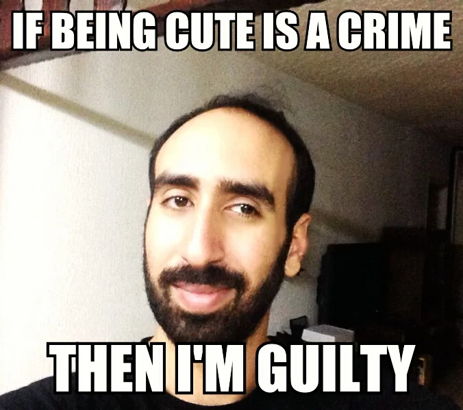 Success Kid baby meme with 'I'm sexy and I know it' caption