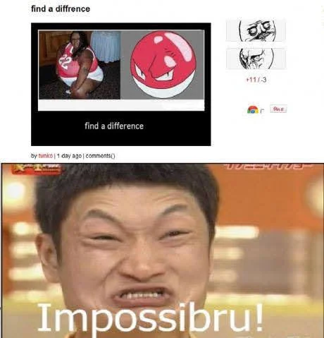 Kim Possible cartoon body with Impossibru grimacing face, captioned 'Nothing is Impossibru — Kim Possibru'.