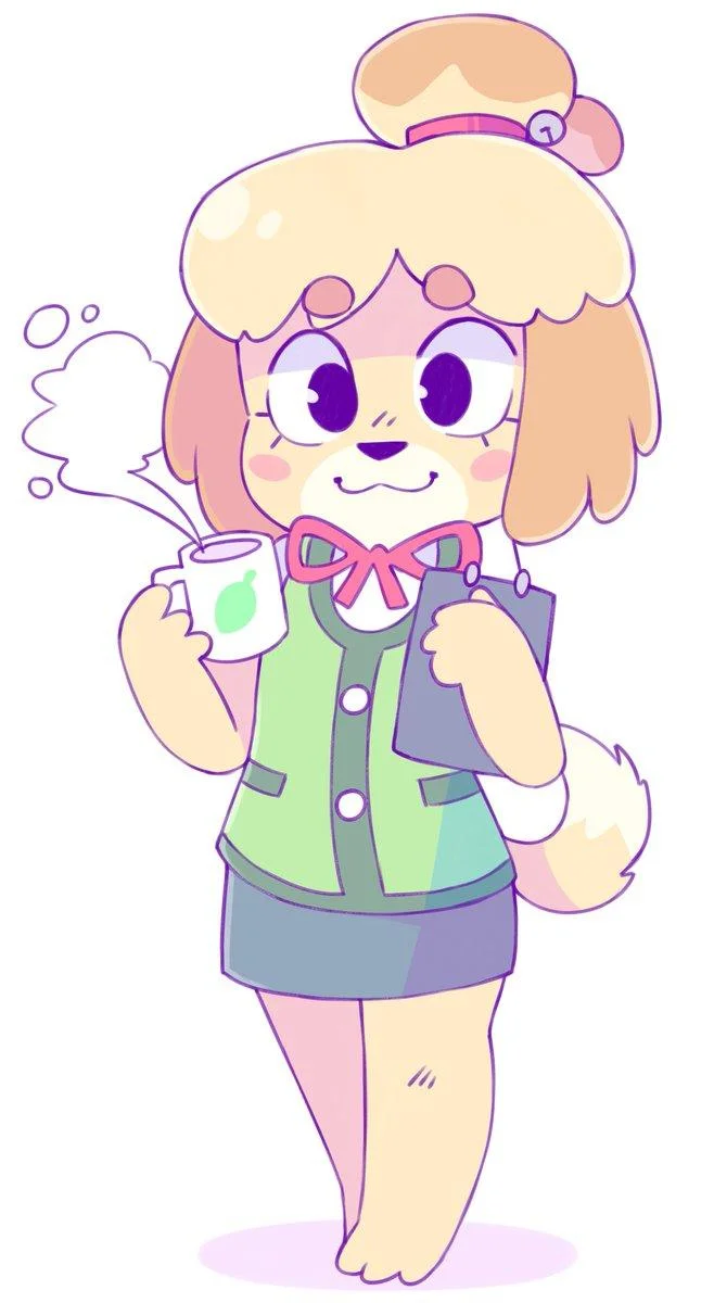 Professional 3D rendered portrait of Isabelle's face with calm pleasant smile and golden sparkles.