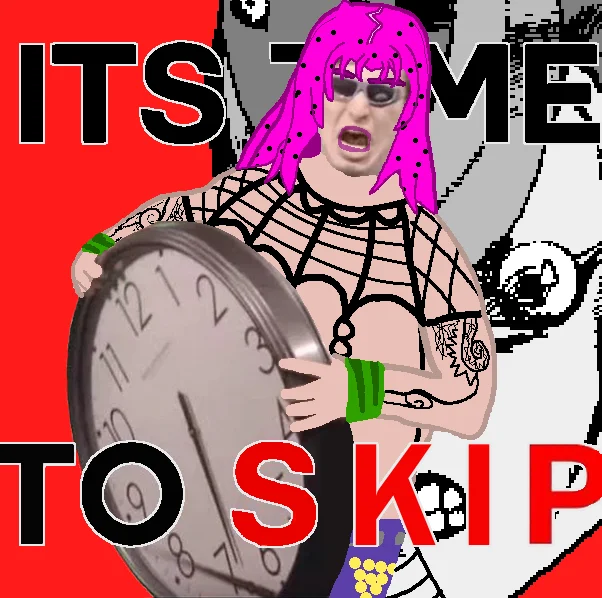 It's Time to Stop — JoJo's Bizarre Adventure Stand edit of Filthy Frank with menacing purple kanji and 'ITS TIME TO STOP' caption.