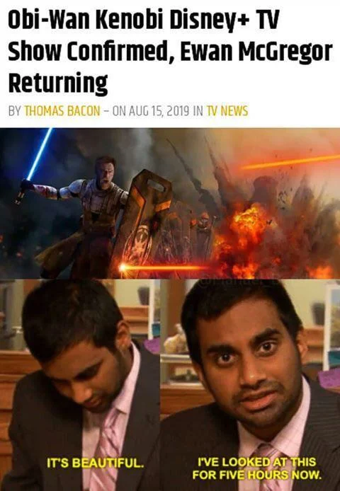 It's Beautiful I've Looked At This For Five Hours Now — Banjo-Kazooie Smash Bros reveal above the two Aziz Ansari reaction panels