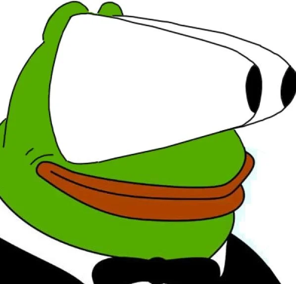 *Jaw Drops* Awooga! — Apu frog character in tuxedo with cartoon pop-out eyes