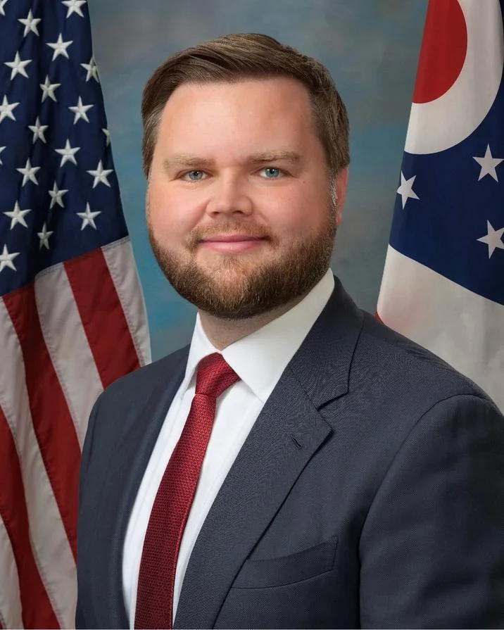J.D. Vance Edited Face Photoshops — AI-edited JD Vance portrait with softened facial features