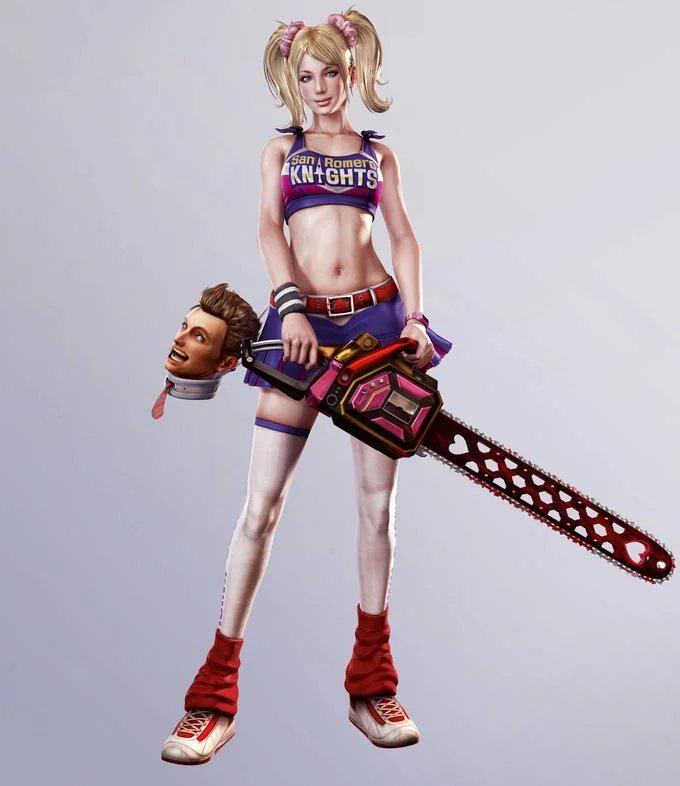 Jessica Nigri — Official Juliet Starling character art from the video game Lollipop Chainsaw