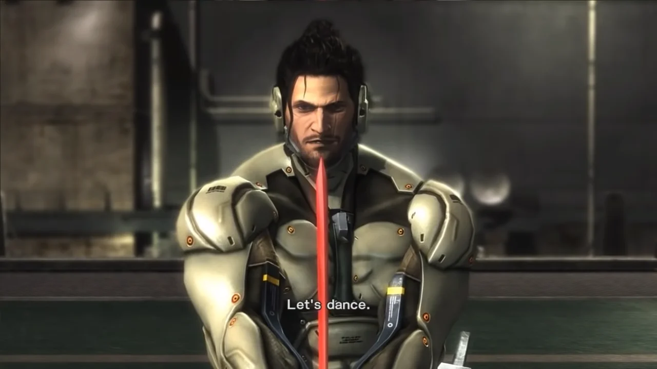 Jetstream Sam saying 'Let's dance.' in Metal Gear Rising: Revengeance