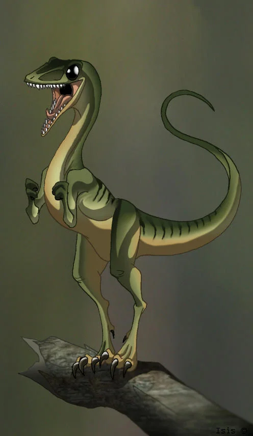 Red and yellow variant of the Jurassic Park logo with T-Rex skeleton