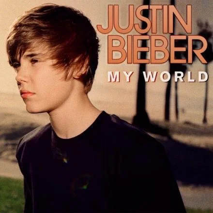 Justin Bieber My World album cover art