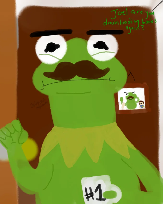 Kermit the Frog — 4chan thread screenshot with Kermit yelling reaction image