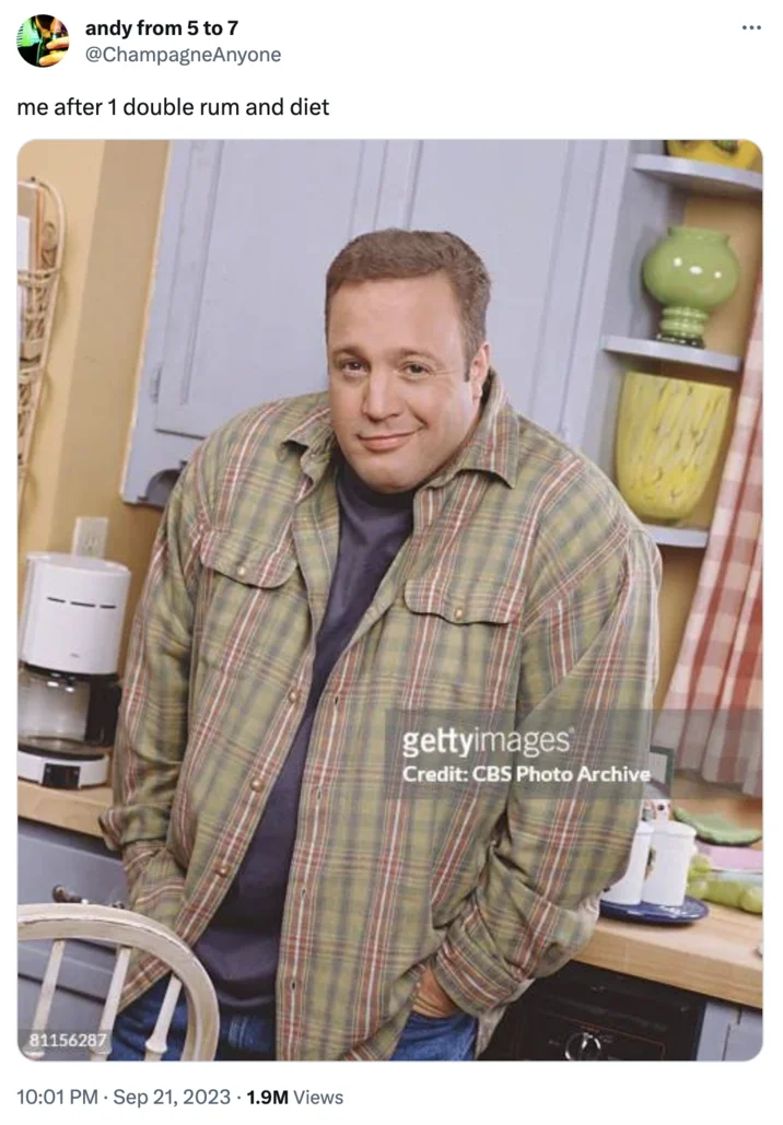 Kevin James Smirking — Meme mashup showing Kevin James smirk on left compared to simple stick figures on right.