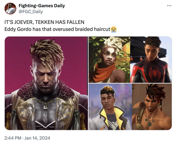 Killmonger Cut — Miles Morales from Marvel's Spider-Man video game with short dreadlocks