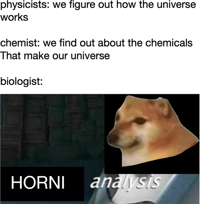 Multi-panel meme using Kowalski Analysis as reaction to science humor