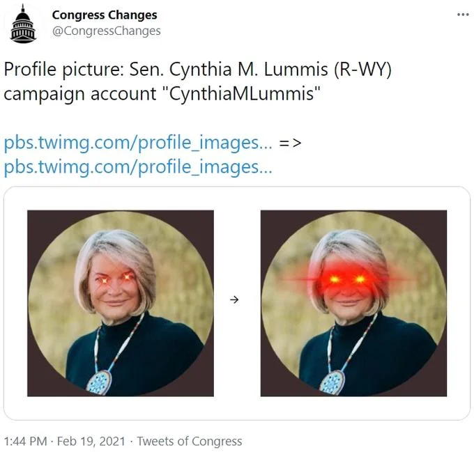 Laser Eyes Bitcoin Trend Laserrayuntil100K — A Twitter post showing the progression of laser eyes effect becoming more intense and glowing.