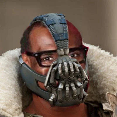 Lelbron face photoshopped onto Bane from The Dark Knight Rises