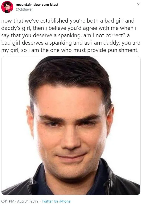 Let's Say, Hypothetically — Follow-up tweet by @clithaver continuing a hypothetical argument in Ben Shapiro's style.