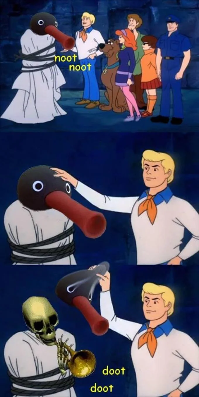 Let's See Who This Really Is — Three-panel Scooby-Doo meme unmasking Crash Bandicoot to reveal Dark Souls knight
