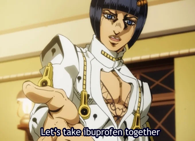 Let's Take Ibuprofen Together — Yakuza Kiryu character ibuprofen meme variant