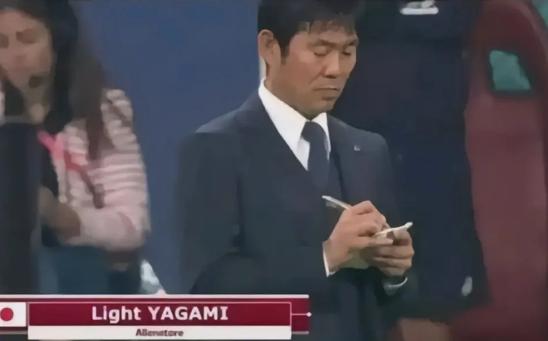 Light Yagami At The Olympics — Square meme format with 'it's over for other Olympics teams' and Light YAGAMI chyron