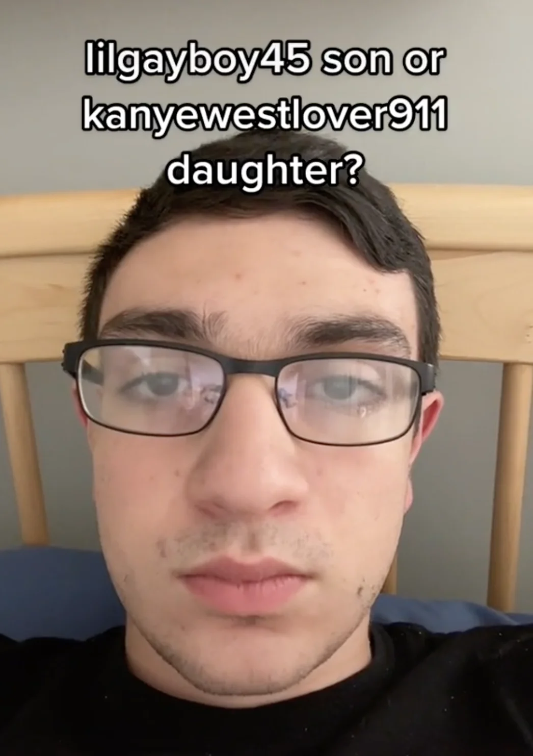 TikTok account warning dialog on the lilgayboy45 profile showing community guidelines violations