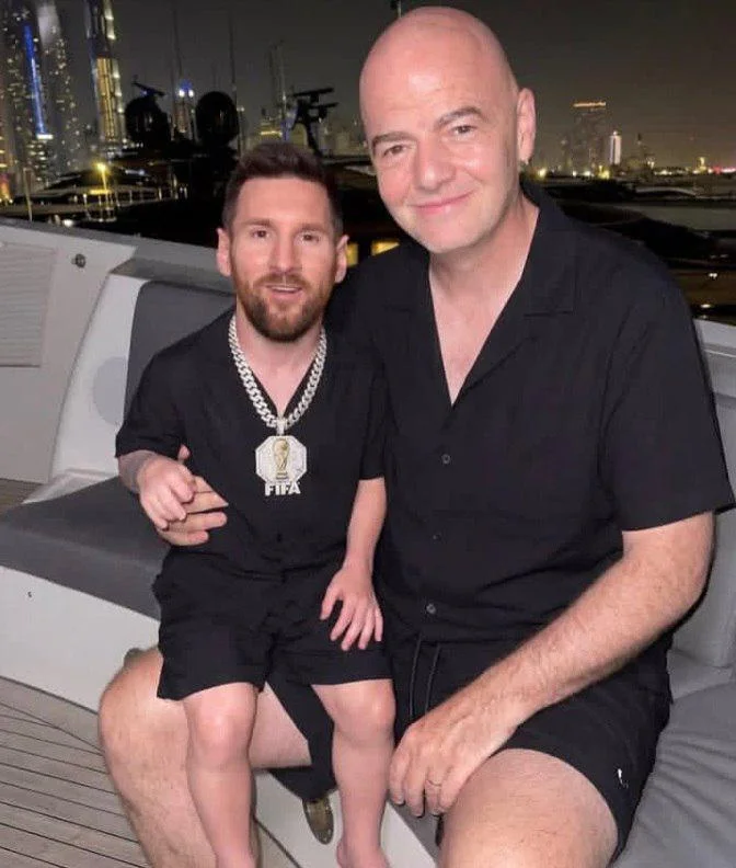 Lionel Messi And Gianni Infantino Memes