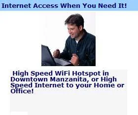 Lonely Computer Guy Net Noob — Internet Access When You Need It! High Speed WiFi Hotspot in Downtown Manzanita, or High Speed Internet to your Home or Office!