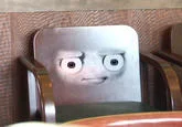 Look of Disapproval — Game character with grumpy or unimpressed facial expression