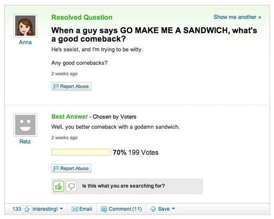 Make Me a Sandwich — Success Kid meme about dating a Subway employee who must make sandwiches