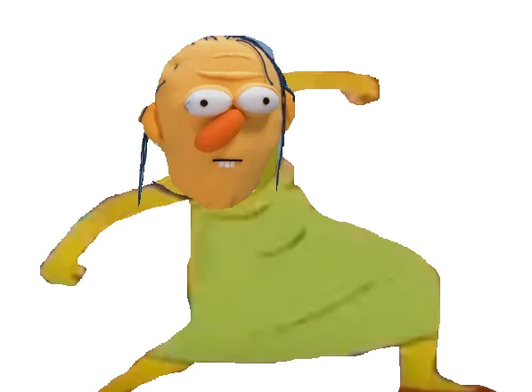 Marge Krumping — Cursed 3D render of Marge Simpson krumping with uncanny sculpted face