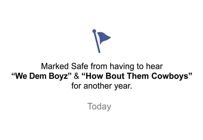 Marked Safe From X — Marked Safe From nonexistent Southern Border Crisis meme