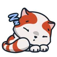 Marsey The Cat — An orange and white cartoon cat with sad or worried expression, hand on head in distress.