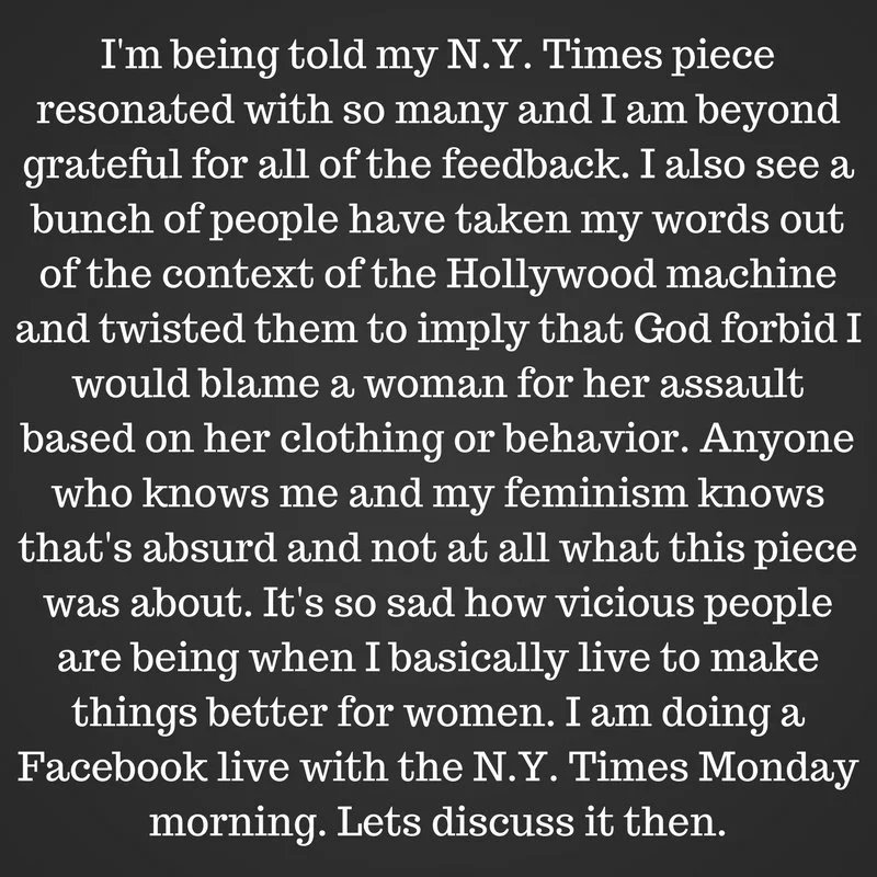 Mayim Bialik's New York Times Editorial