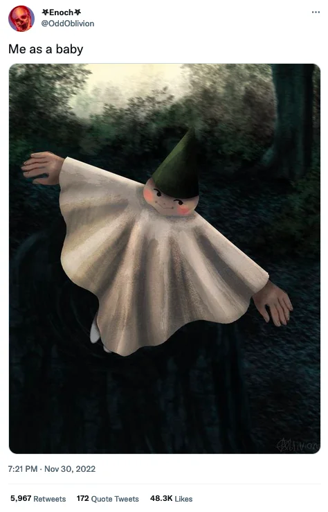 Me As A Baby Whimsical Little Creature Mestreensinador1