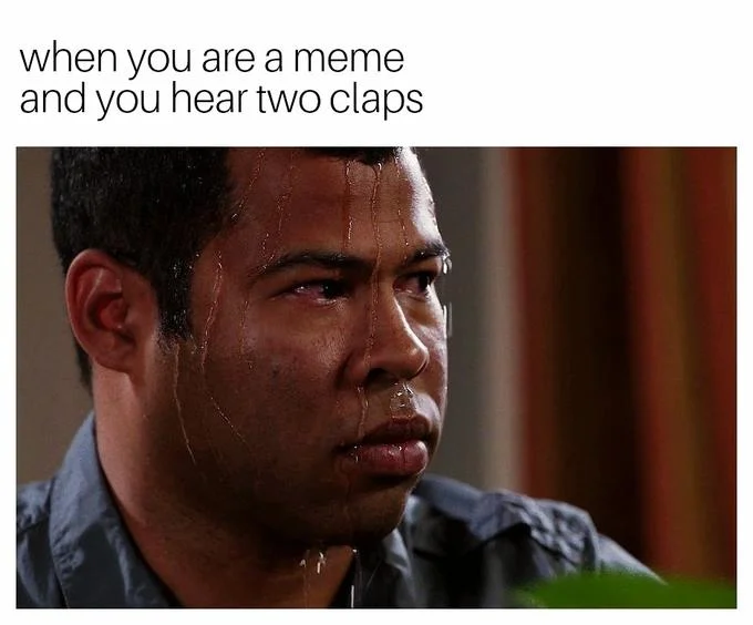 Four-panel comic with masked character discussing meme review
