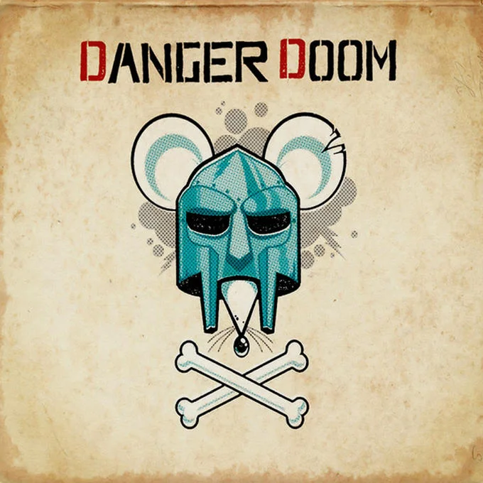 MF DOOM — King Geedorah Take Me to Your Leader album cover with three-headed monster and jets