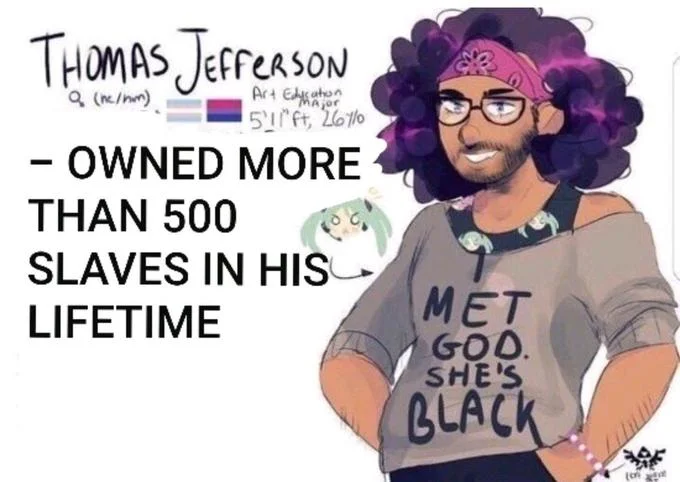 Commentary on the Miku Binder Thomas Jefferson meme