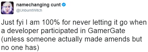 Tweet using Milkshake Duck concept as commentary on developer oversight and community accountability.