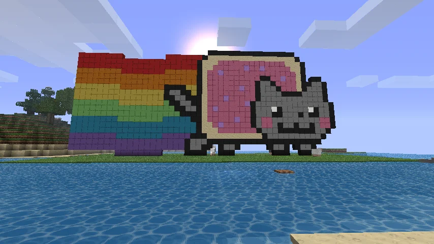 Minecraft pixel art of Twilight Sparkle from My Little Pony