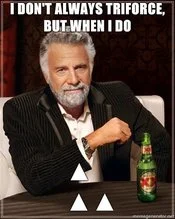 The Most Interesting Man in the World — Lower-resolution image of man with gaming-related meme text.