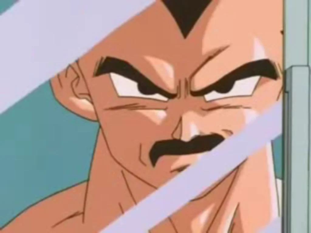 Movember — Dragon Ball Z's Tien Shinhan with a mustache
