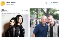 Name a More Iconic Duo — Twitter post showing creative user adaptation with different image pairs.