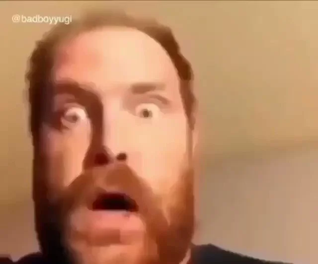 Google search result for Negawatt market above a blurry close-up of the bearded Negawatt meme man