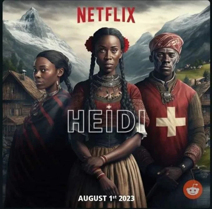 Netflix Blackwashing Parodies — AI-generated images of Will Smith as Hitler in military settings
