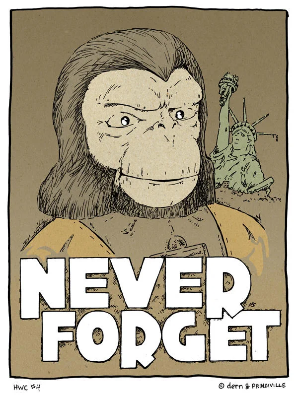 XKCD comic timeline joking that America must never forget Jimmy Carter's swimming rabbit incident
