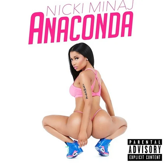 Nicki Minaj's "Anaconda" — Tweet reaction to Nicki Minaj Anaconda video featuring Surprised Patrick meme