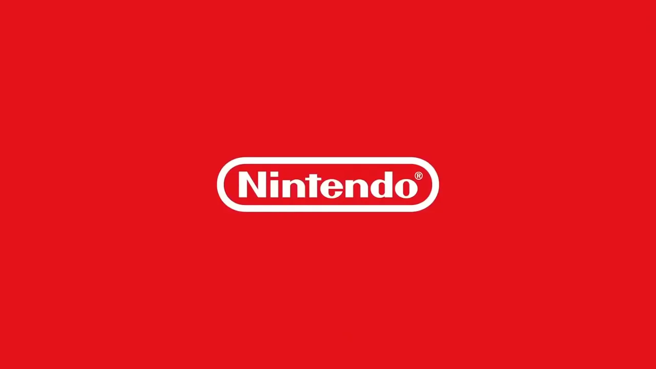 Nintendo logo on a red background