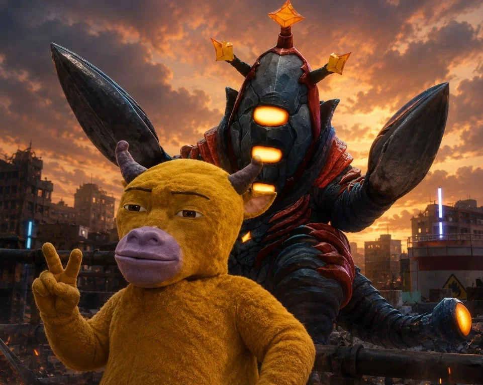 A screenshot from Niu Lai showcasing the film's distinctive low-budget 3D animation style.