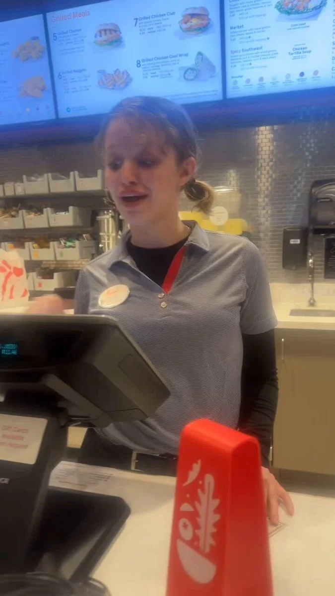 No Chick-fil-A Sauce Girl