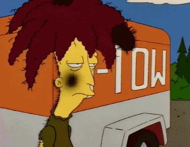 Simpsons character with text overlays in Object Labeling meme style.